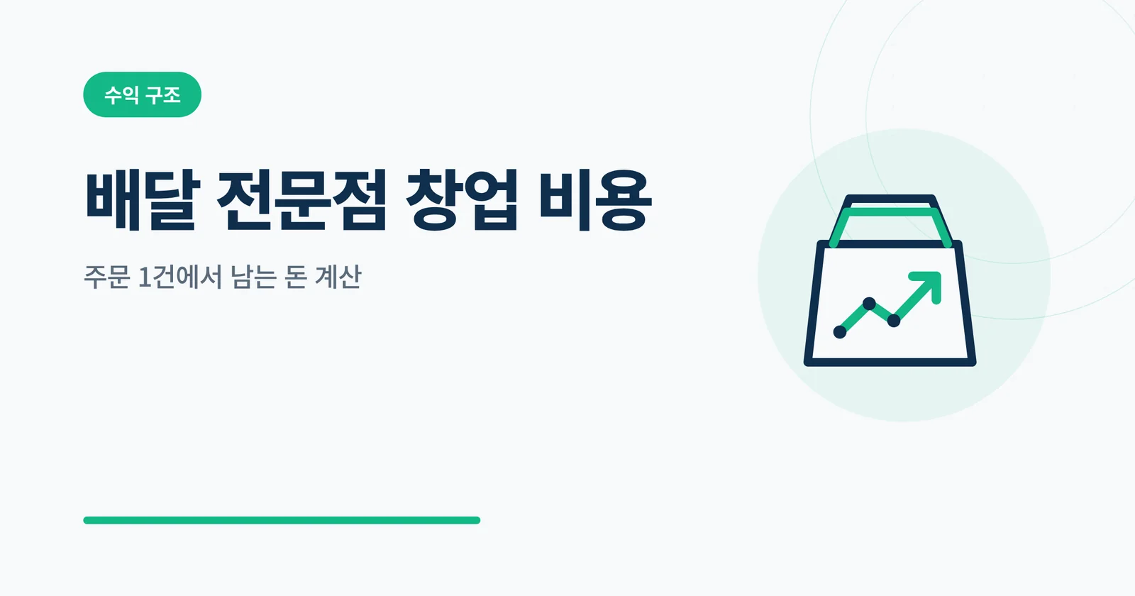 배달 전문점 창업 비용
